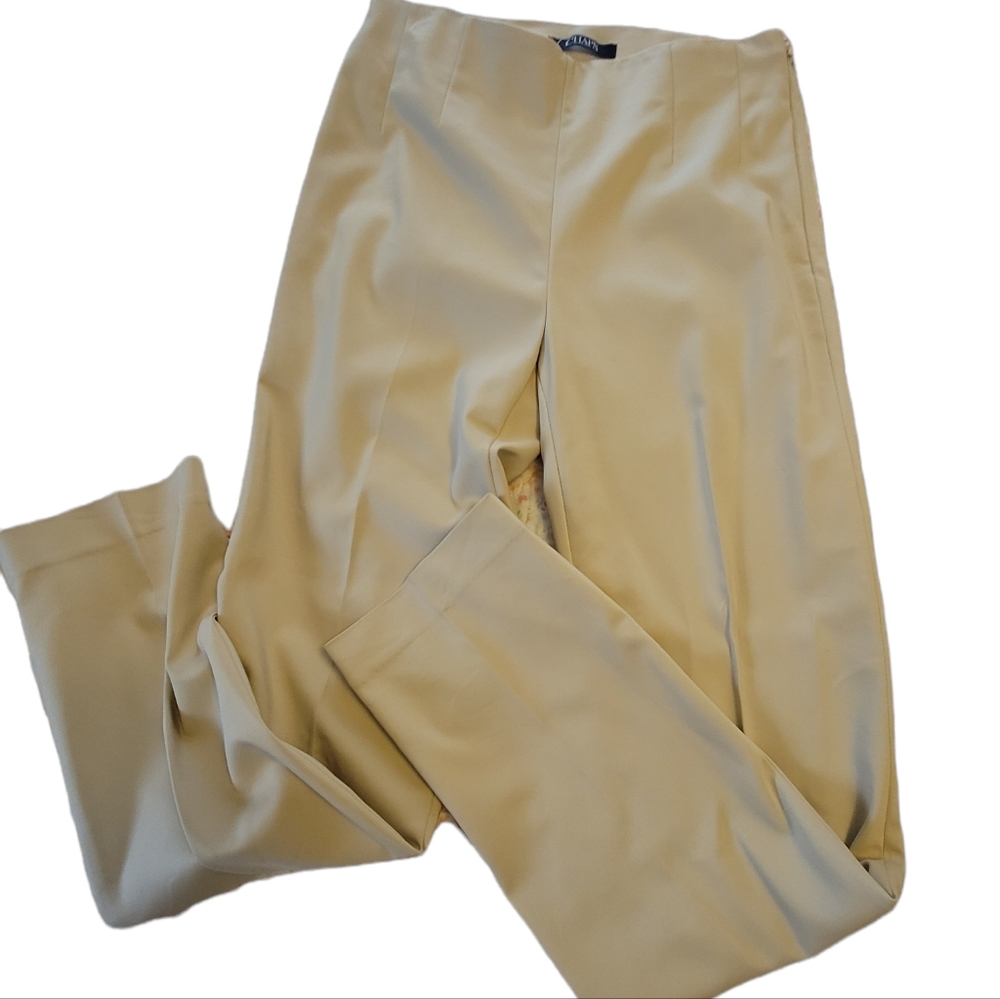 NWOT Chaps High Waist Tan Dress Pants Size 8